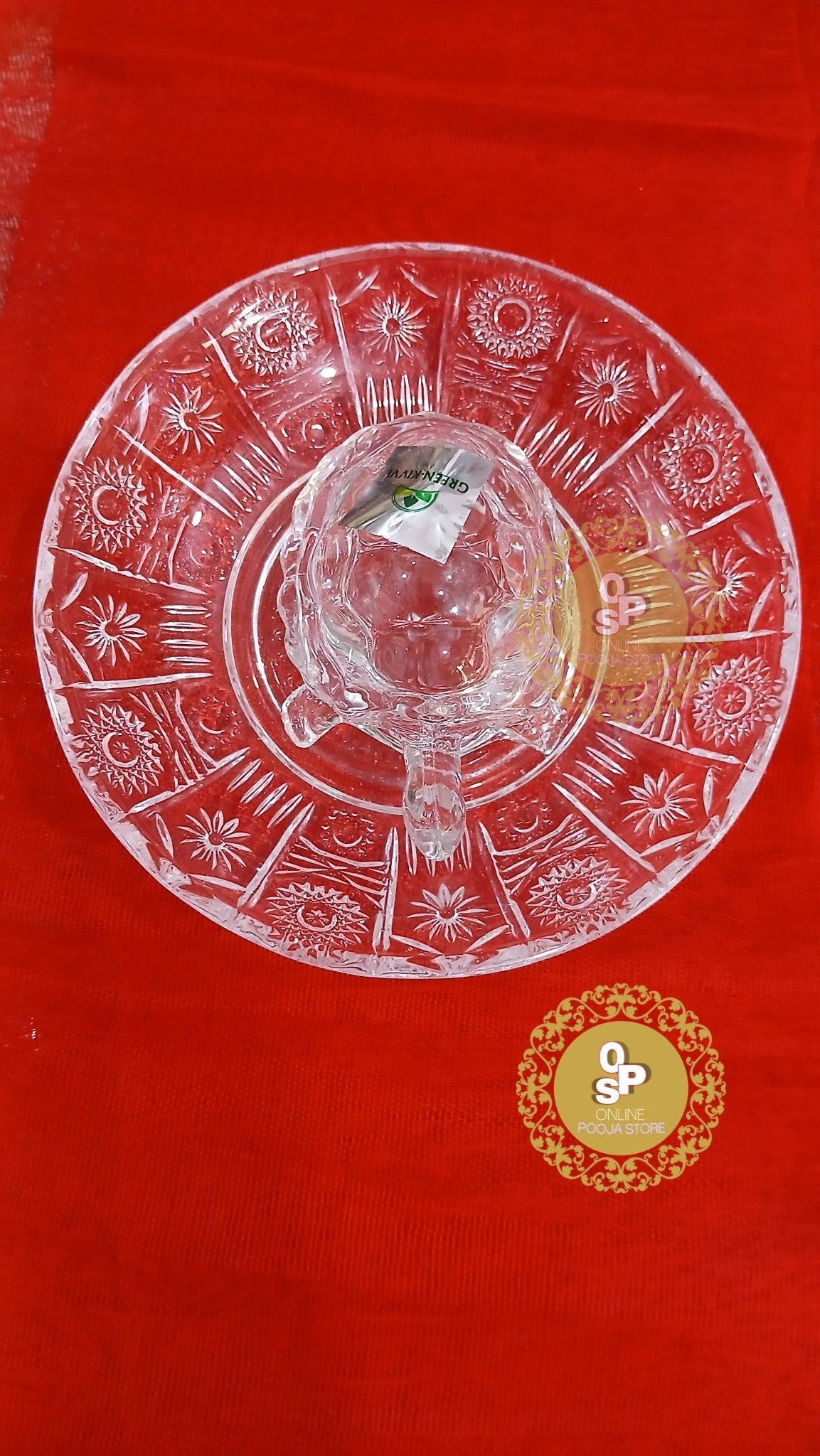 Crystal Turtle Tortoise for Feng Shui and Vastu for Career and Luck Showpiece, Transparent - ONLINE POOJA STORE