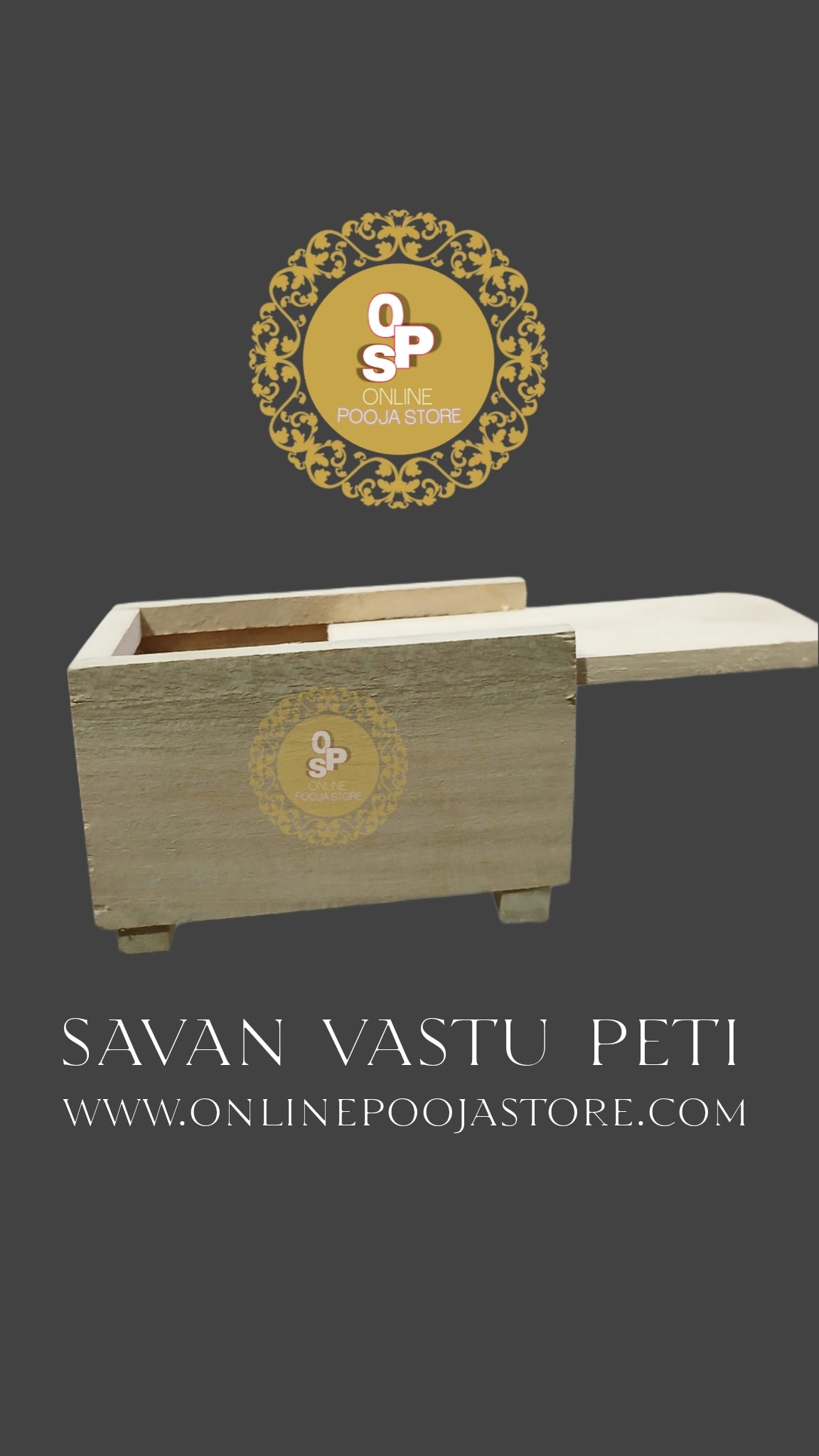 Handicarft Original Savan/Sriparni Vastu Peti Wealth, Money, Finance Home Office| ONLINE POOJA STORE - ONLINE POOJA STORE