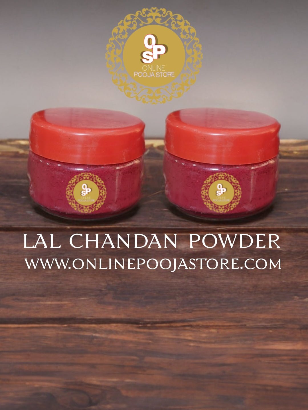 Lal Chandan Powder | Red Sandalwood Powder 2 Pc Pack | Rakt Chandan For Poojan Purpose - ONLINE POOJA STORE