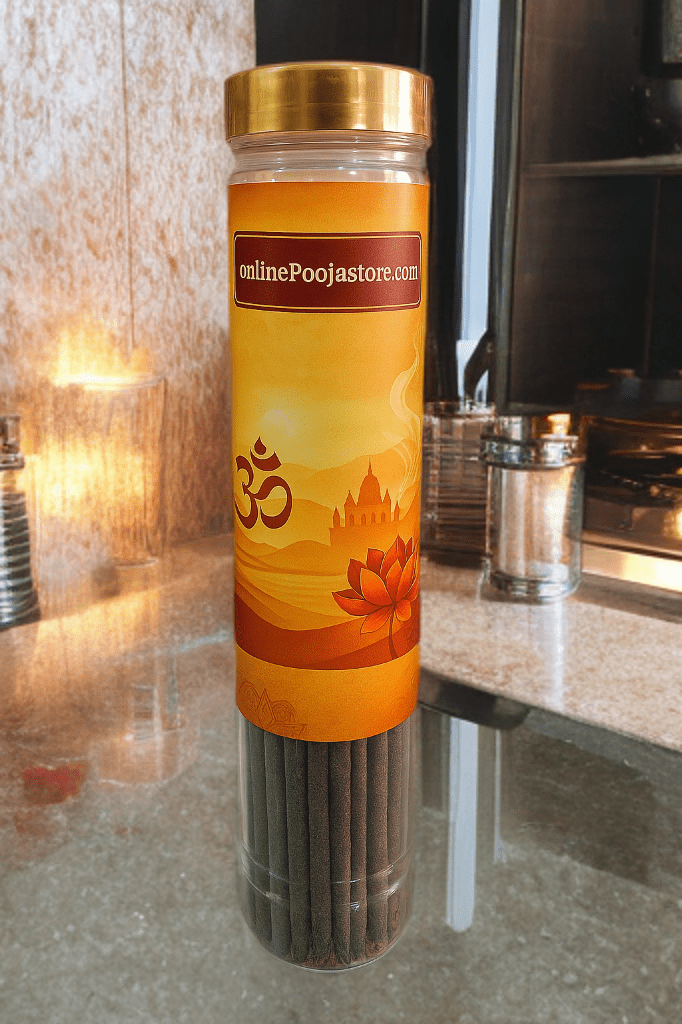 OPS Premium Flora Agarbatti | Free Container With Incense Stick - ONLINE POOJA STORE