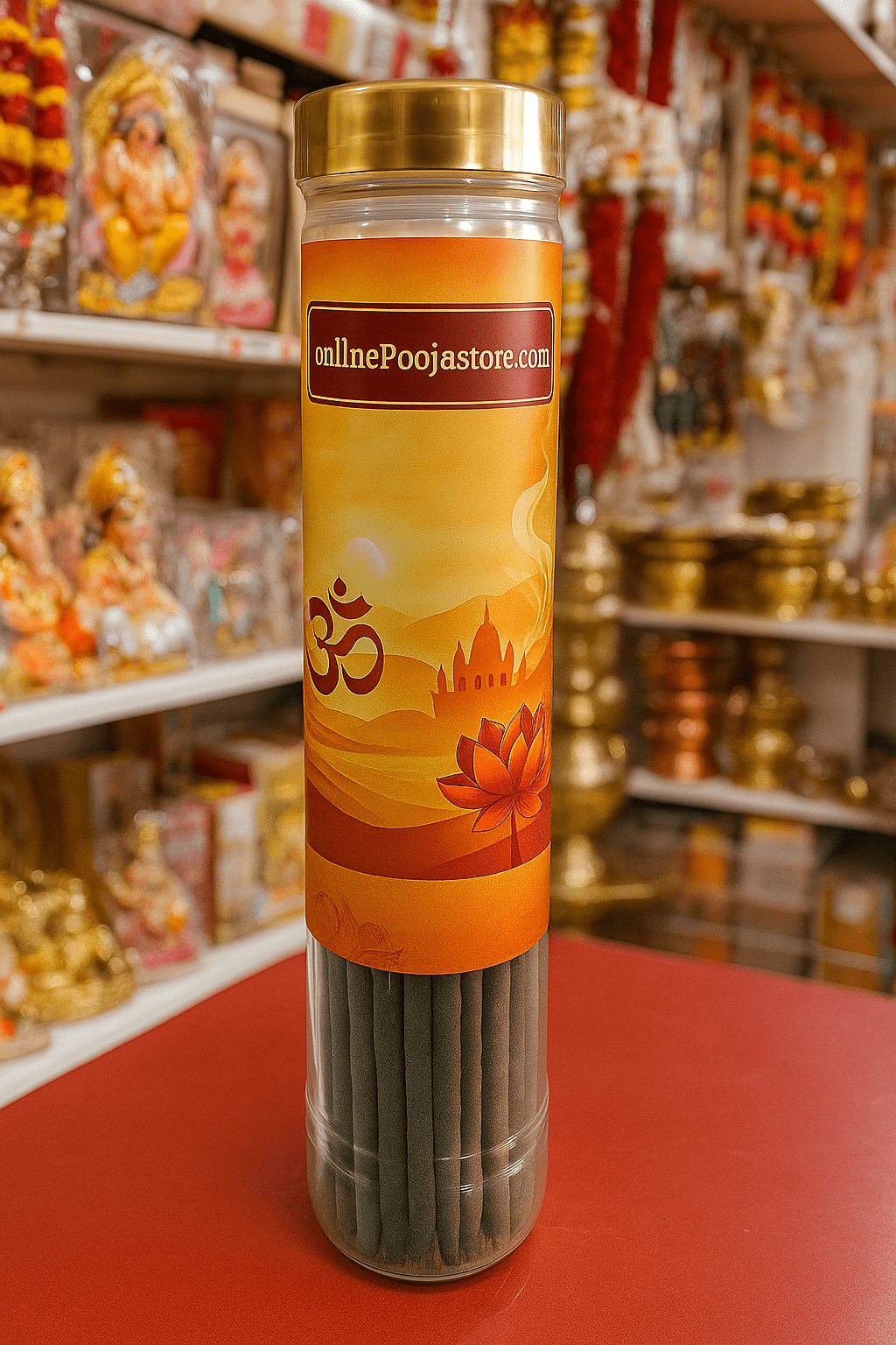 OPS Premium Flora Agarbatti | Free Container With Incense Stick - ONLINE POOJA STORE